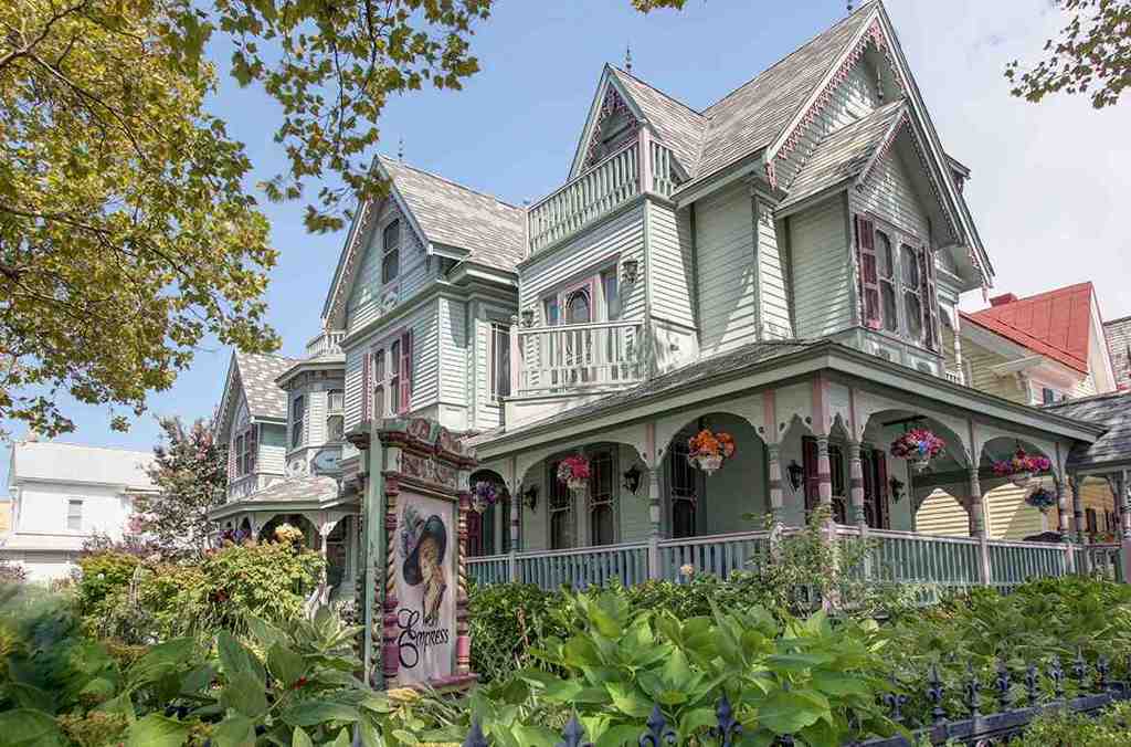 Exterior photograph of Cooper's Guest House in  Cape May, NJ